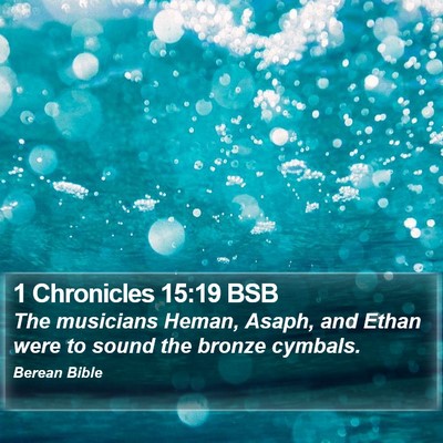 1 Chronicles 15:19 BSB Bible Verse Image