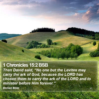 1 Chronicles 15:2 BSB Bible Verse Image