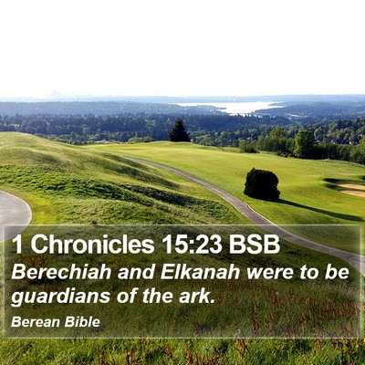 1 Chronicles 15:23 BSB Bible Verse Image