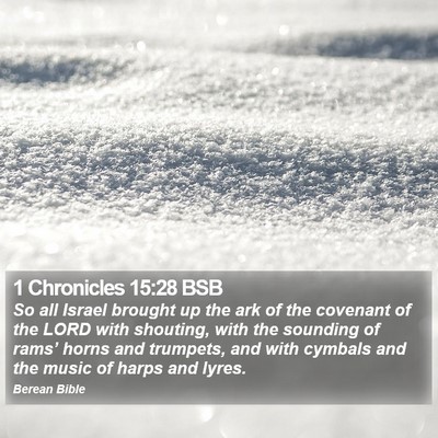 1 Chronicles 15:28 BSB Bible Verse Image