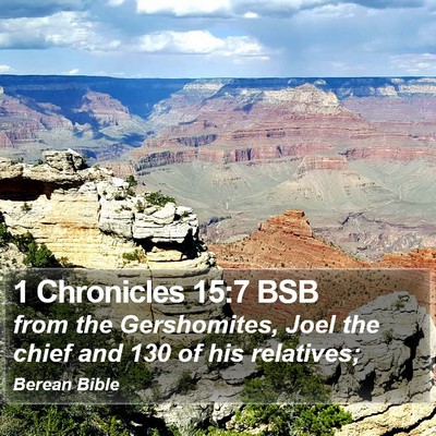 1 Chronicles 15:7 BSB Bible Verse Image