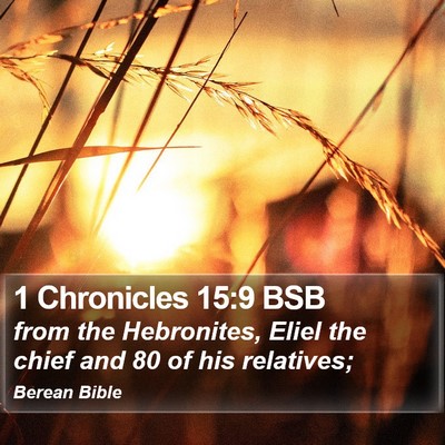 1 Chronicles 15:9 BSB Bible Verse Image