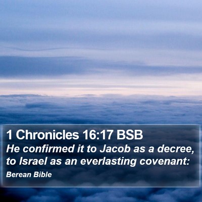 1 Chronicles 16:17 BSB Bible Verse Image