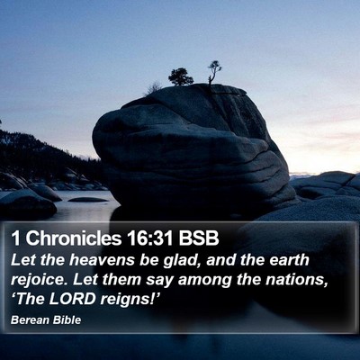 1 Chronicles 16:31 BSB Bible Verse Image