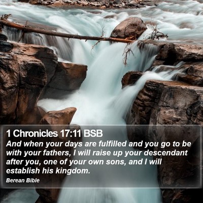 1 Chronicles 17:11 BSB Bible Verse Image