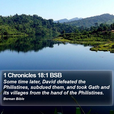 1 Chronicles 18:1 BSB Bible Verse Image