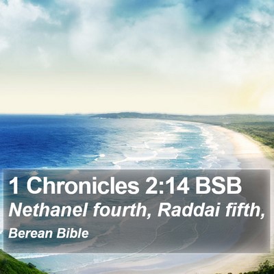 1 Chronicles 2:14 BSB Bible Verse Image