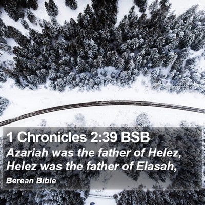 1 Chronicles 2:39 BSB Bible Verse Image