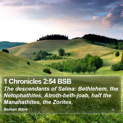 1 Chronicles 2:54 BSB Bible Verse Image