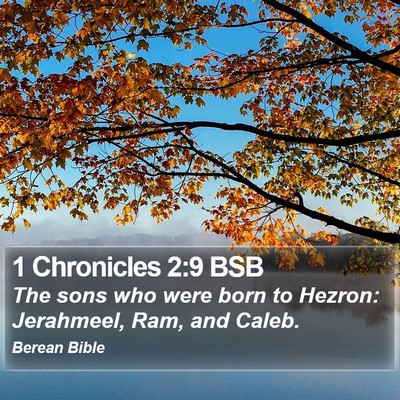1 Chronicles 2:9 BSB Bible Verse Image