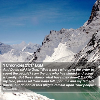 1 Chronicles 21:17 BSB Bible Verse Image