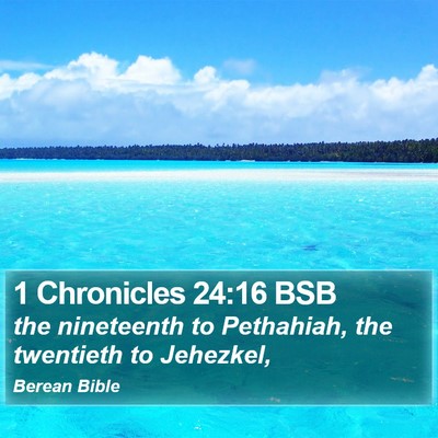1 Chronicles 24:16 BSB Bible Verse Image