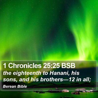 1 Chronicles 25:25 BSB Bible Verse Image