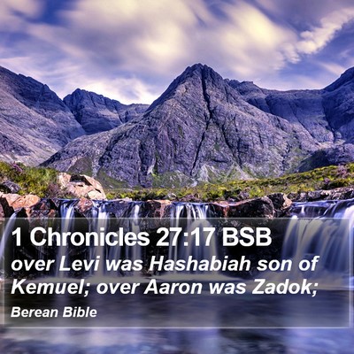 1 Chronicles 27:17 BSB Bible Verse Image