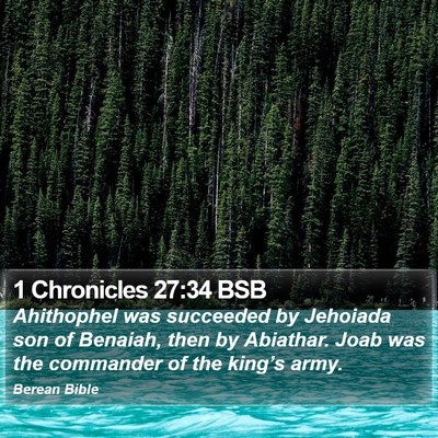 1 Chronicles 27:34 BSB Bible Verse Image