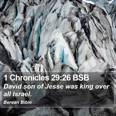 1 Chronicles 29:26 BSB Bible Verse Image