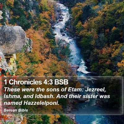 1 Chronicles 4:3 BSB Bible Verse Image
