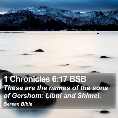 1 Chronicles 6:17 BSB Bible Verse Image