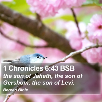 1 Chronicles 6:43 BSB Bible Verse Image