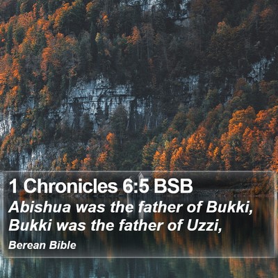 1 Chronicles 6:5 BSB Bible Verse Image