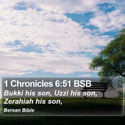 1 Chronicles 6:51 BSB Bible Verse Image