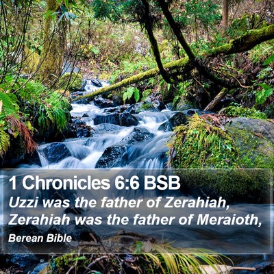 1 Chronicles 6:6 BSB Bible Verse Image