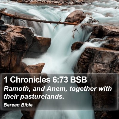 1 Chronicles 6:73 BSB Bible Verse Image