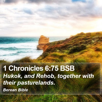 1 Chronicles 6:75 BSB Bible Verse Image