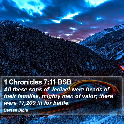 1 Chronicles 7:11 BSB Bible Verse Image