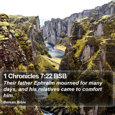 1 Chronicles 7:22 BSB Bible Verse Image