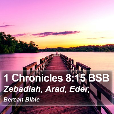 1 Chronicles 8:15 BSB Bible Verse Image
