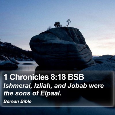1 Chronicles 8:18 BSB Bible Verse Image