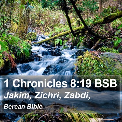 1 Chronicles 8:19 BSB Bible Verse Image