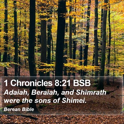 1 Chronicles 8:21 BSB Bible Verse Image