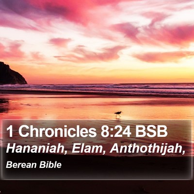 1 Chronicles 8:24 BSB Bible Verse Image