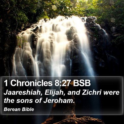 1 Chronicles 8:27 BSB Bible Verse Image