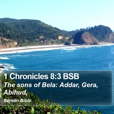 1 Chronicles 8:3 BSB Bible Verse Image
