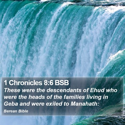 1 Chronicles 8:6 BSB Bible Verse Image