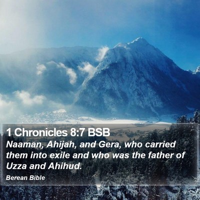 1 Chronicles 8:7 BSB Bible Verse Image