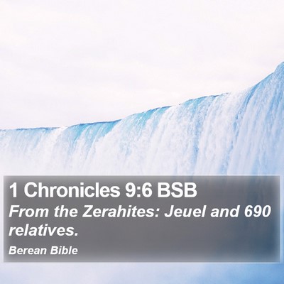 1 Chronicles 9:6 BSB Bible Verse Image