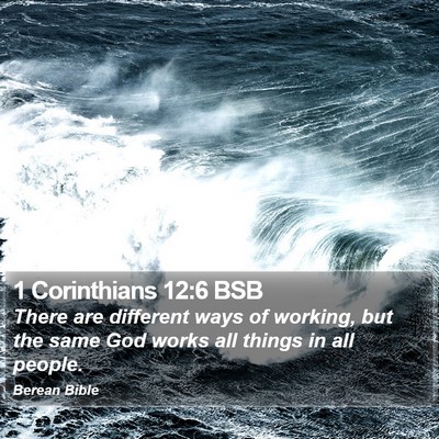 1 Corinthians 12:6 BSB Bible Verse Image
