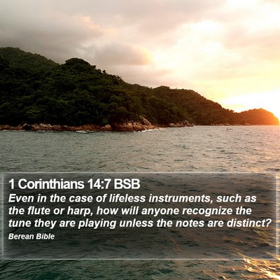 1 Corinthians 14:7 BSB Bible Verse Image