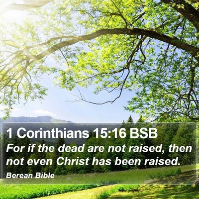 1 Corinthians 15:16 BSB Bible Verse Image