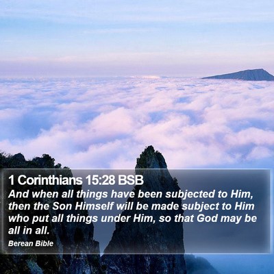 1 Corinthians 15:28 BSB Bible Verse Image