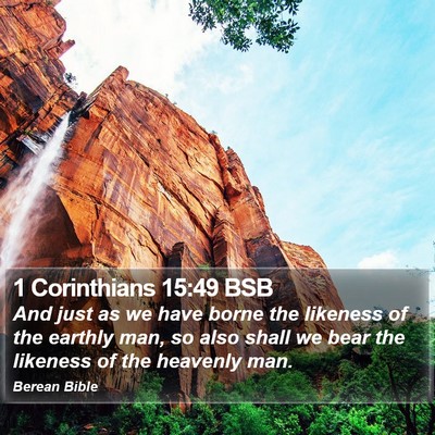 1 Corinthians 15:49 BSB Bible Verse Image