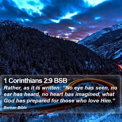 1 Corinthians 2:9 BSB Bible Verse Image