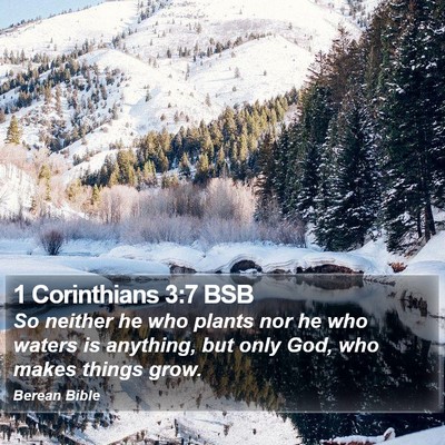 1 Corinthians 3:7 BSB Bible Verse Image