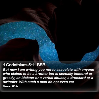 1 Corinthians 5:11 BSB Bible Verse Image