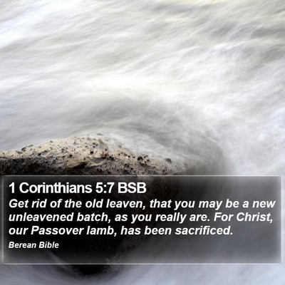 1 Corinthians 5:7 BSB Bible Verse Image