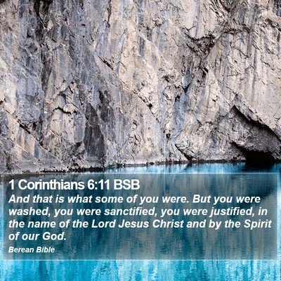 1 Corinthians 6:11 BSB Bible Verse Image